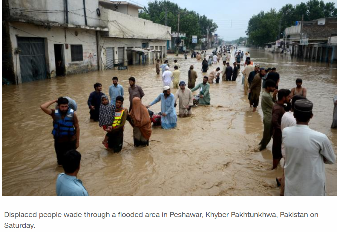 Hundreds of children among 1,000 people killed by Pakistan monsoon rains and floods