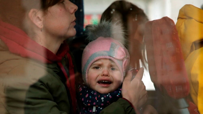 In Ukraine, 1 Million Children Leave behind Lives, Friends