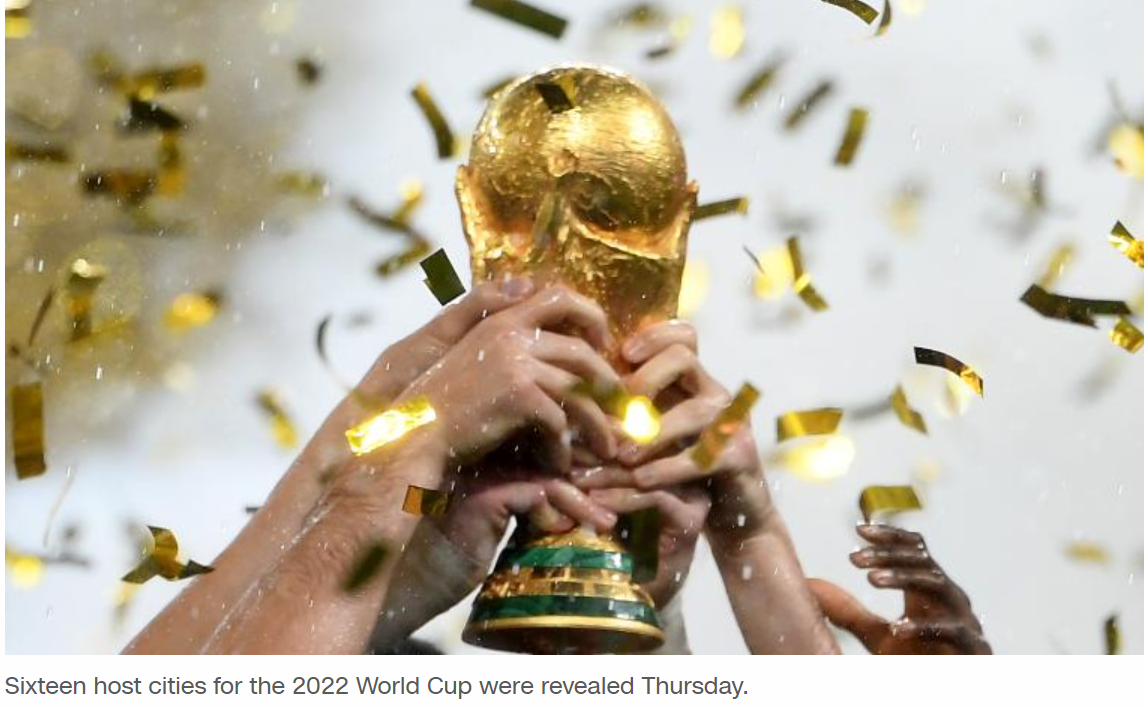 New York, Mexico City, Toronto among 16 sites chosen to host 2026 World Cup matches
