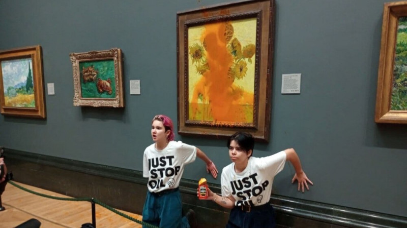 Climate Activists Targeting Artworks in Protest