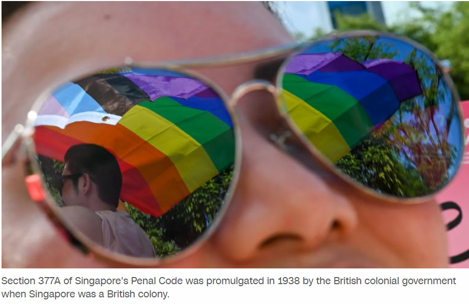 Singapore to repeal colonial era law criminalizing sex between men, says prime minister