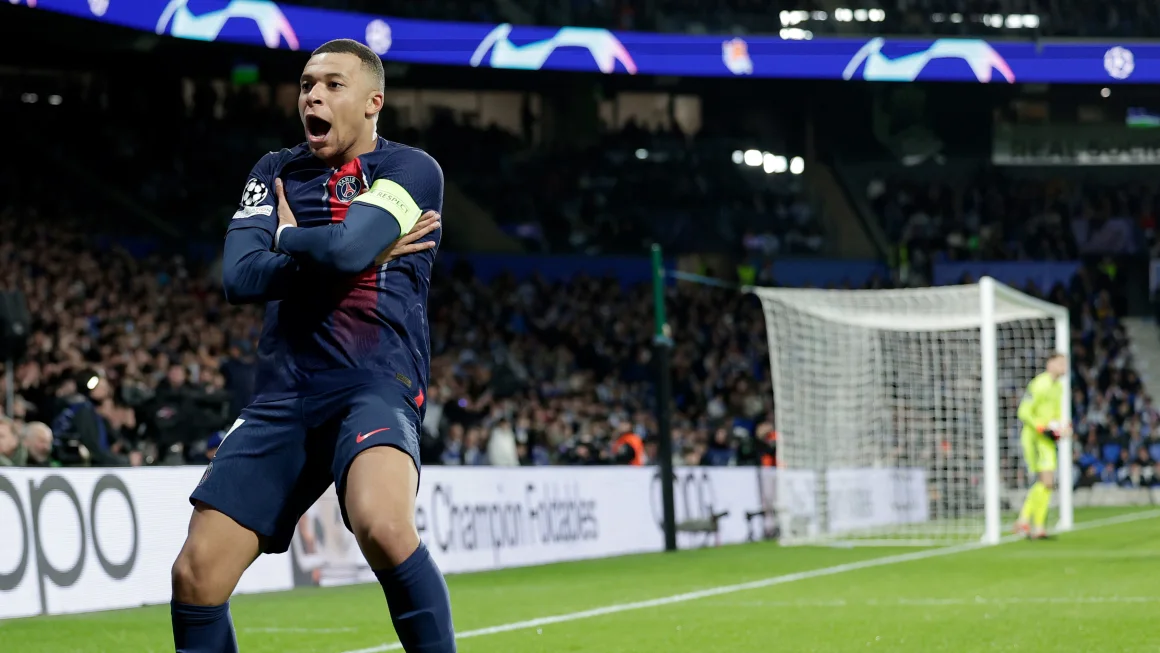 Kylian Mbappé breaks part of net with powerful goal as he's hailed ‘No. 1 player in the world'