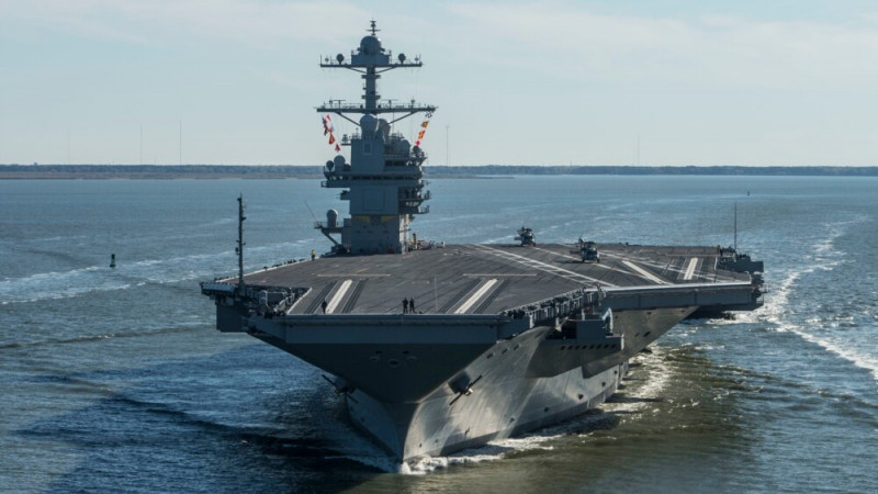 New US Aircraft Carrier Deploys in North Atlantic Ocean