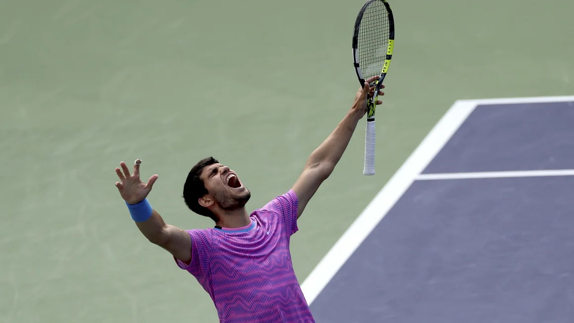 Carlos Alcaraz wins second Indian Wells title with victory against Daniil Medvedev