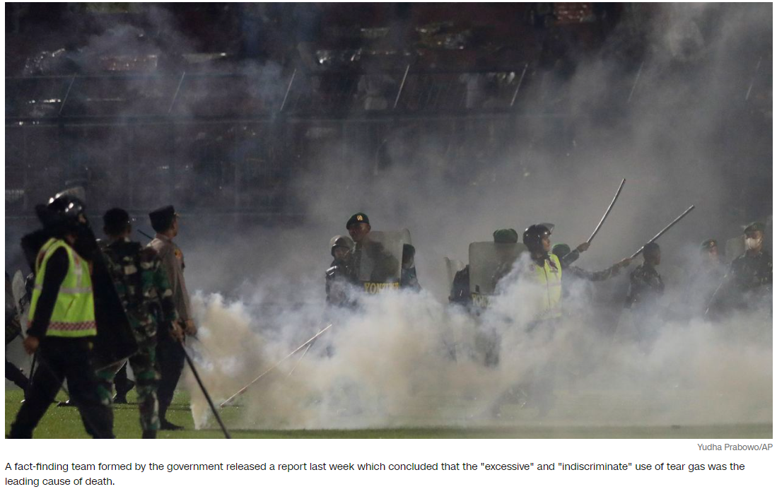 Indonesia to demolish soccer stadium where stampede killed over 130