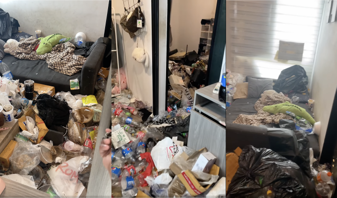 Tenant leaves China apartment in meter-high trash mountains before moving out