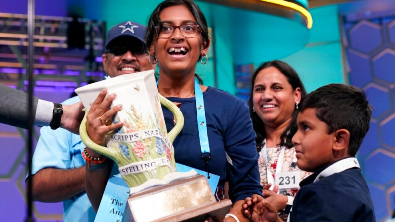 On Fourth Try, 14-year-old Wins National Spelling Bee