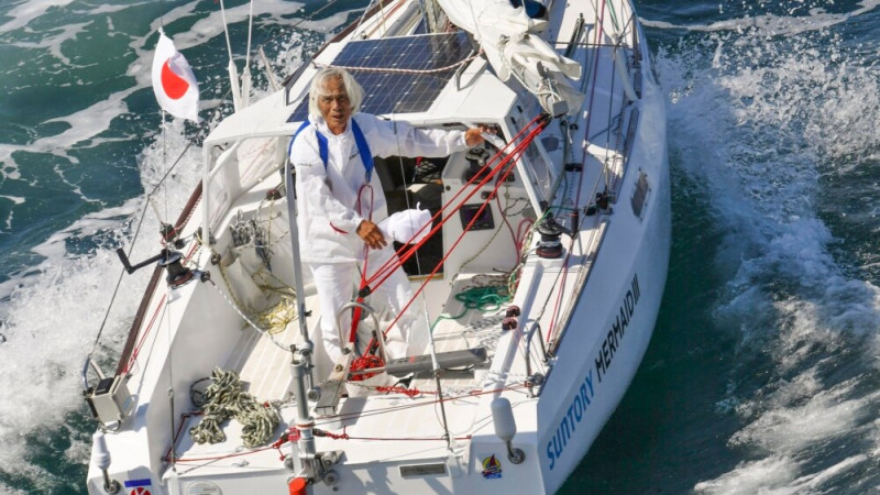 Japanese Man Becomes Oldest Person to Sail Solo Across Pacific