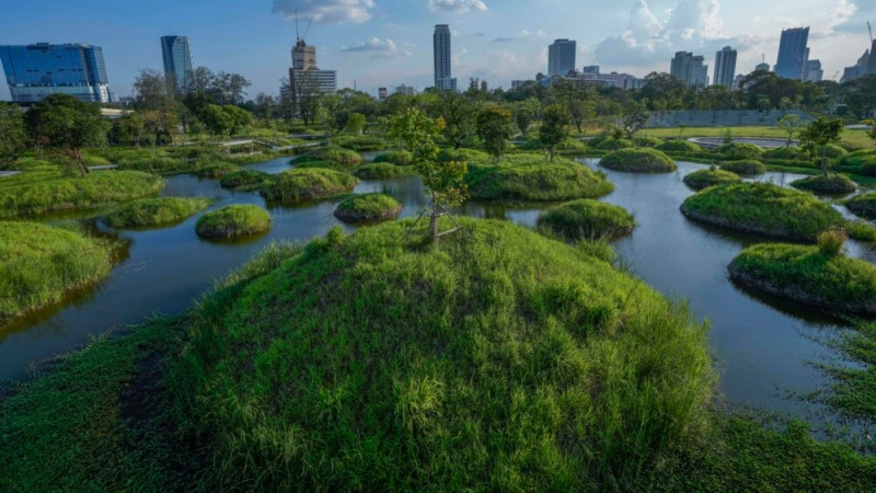 New Park in Bangkok Provides Much Needed Green Space
