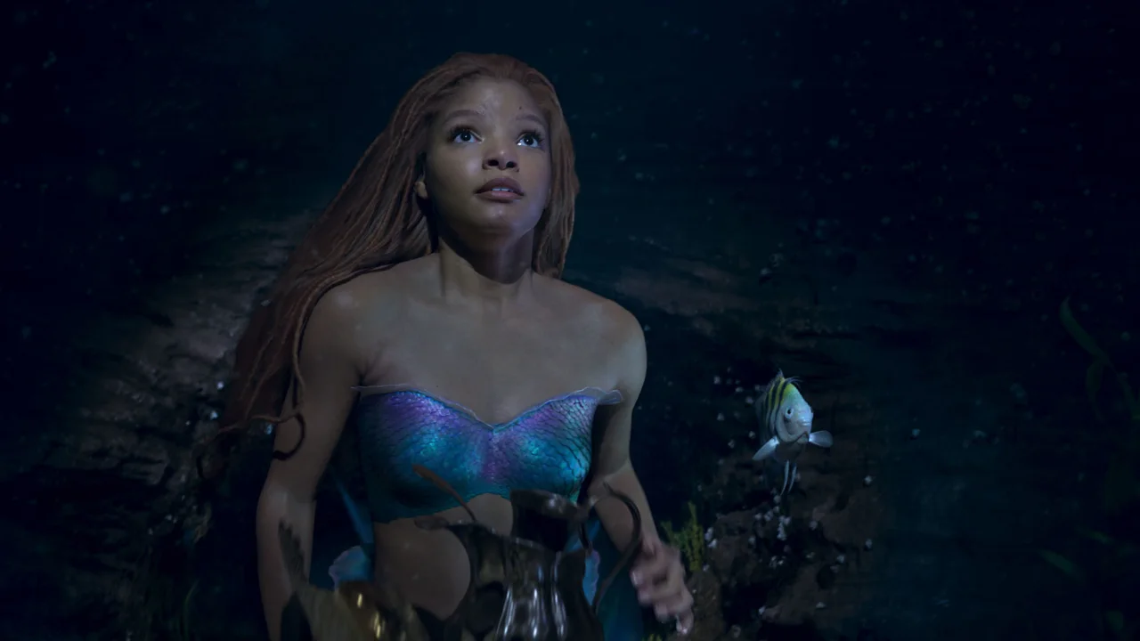 Halle Bailey shares a tough moment she had filming ‘Little Mermaid'