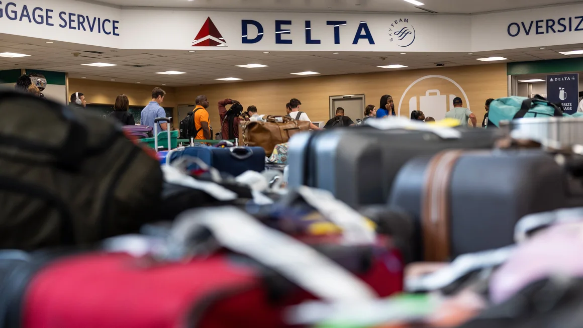 ‘Just shocking': Delta passengers tell of airport agony and honeymoon travel woes during tech meltdown