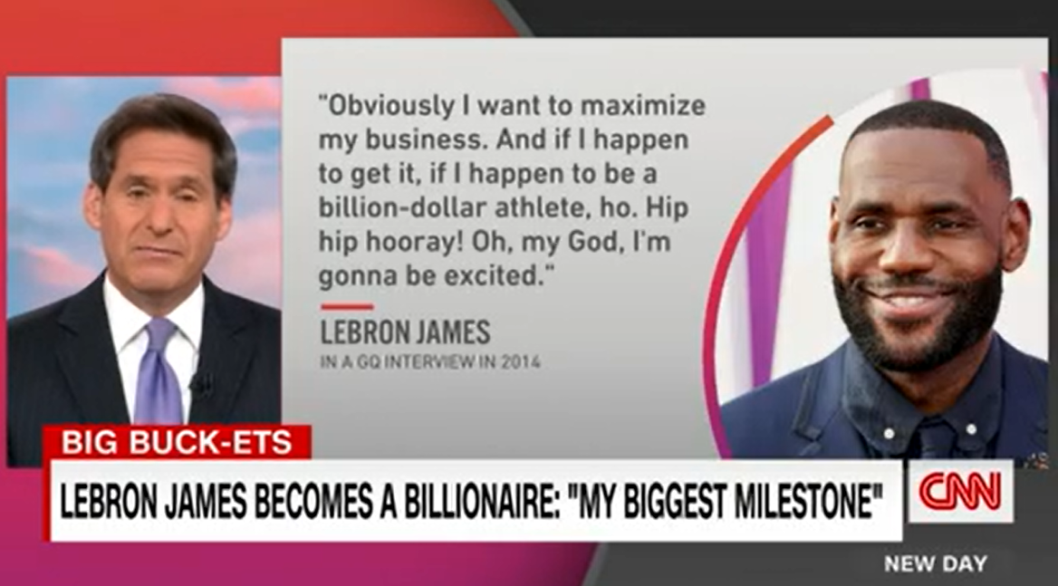 LeBron James is now a billionaire