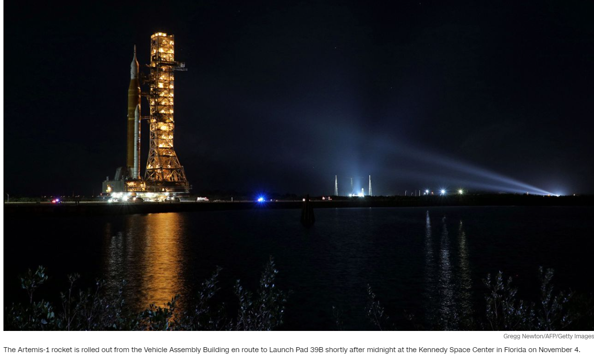 NASA's Artemis I mega moon rocket is back on the launchpad ahead of third launch attempt