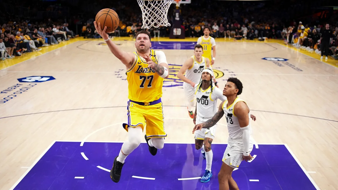 Los Angeles Lakers cruise to win over Utah Jazz in Luka Dončić's highly anticipated debut