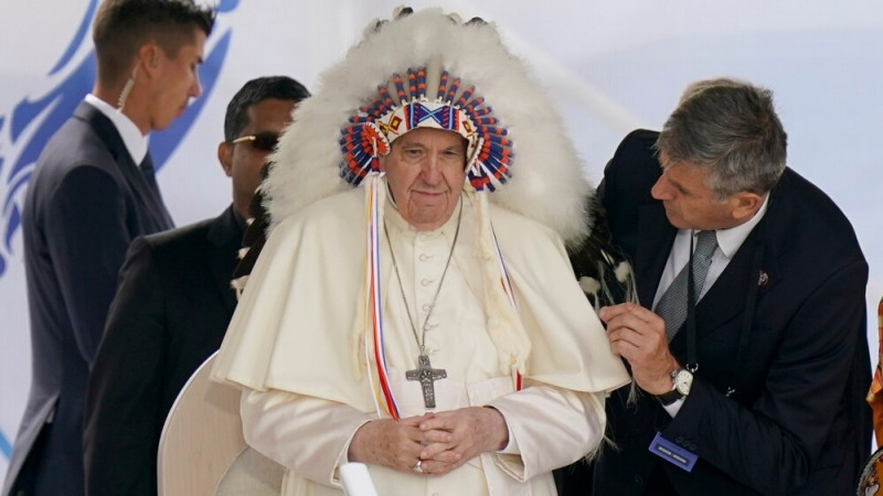 Pope Francis Visits Canada for Apology to Native Peoples