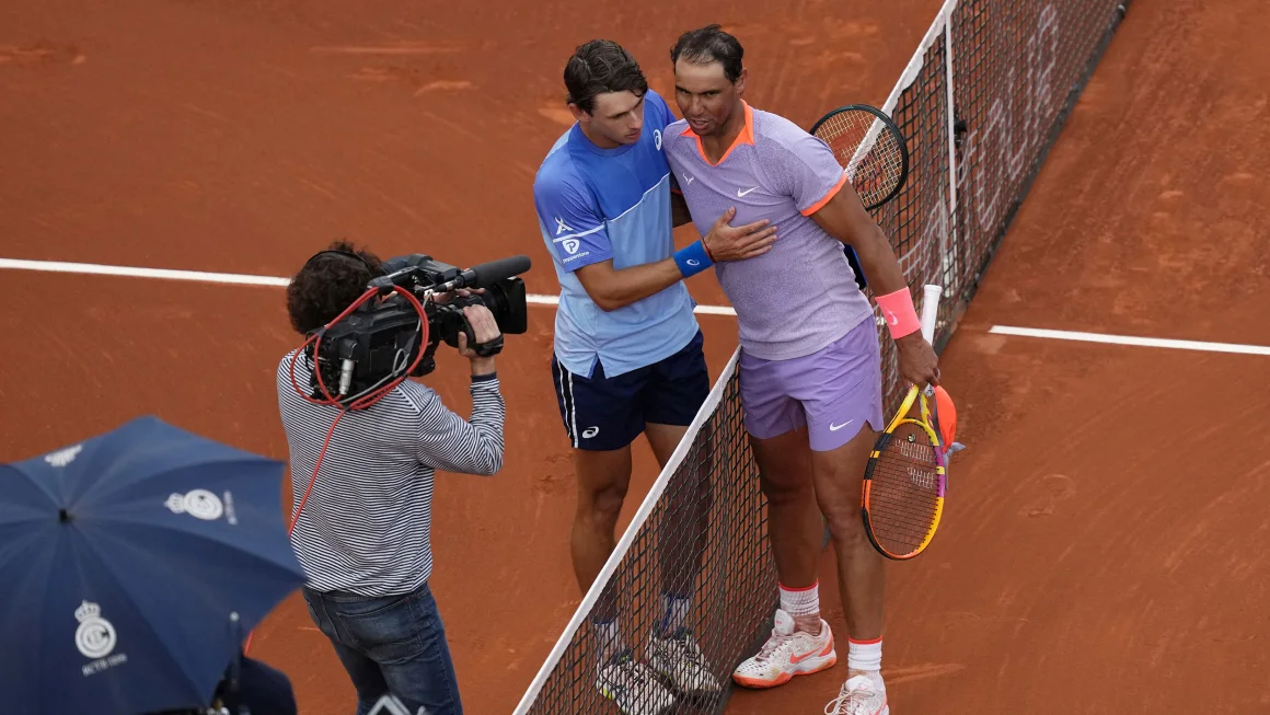 Rafael Nadal defeated in second round after making tennis comeback at Barcelona Open