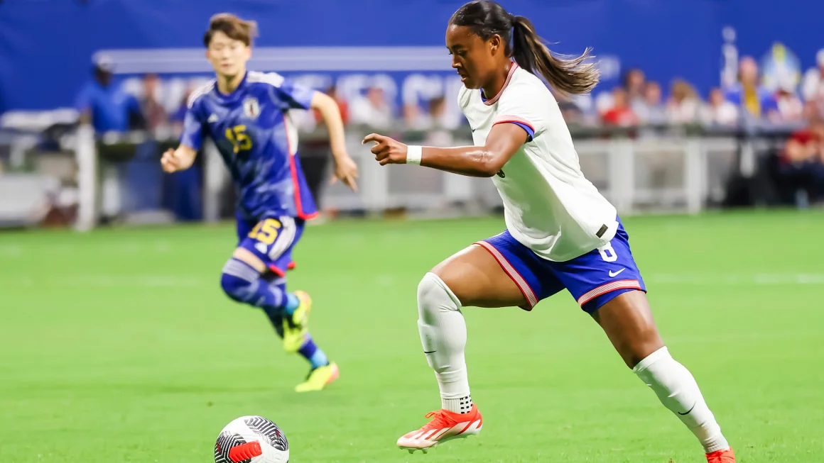 Teenager Jaedyn Shaw makes US soccer history as she continues to shine for the USWNT