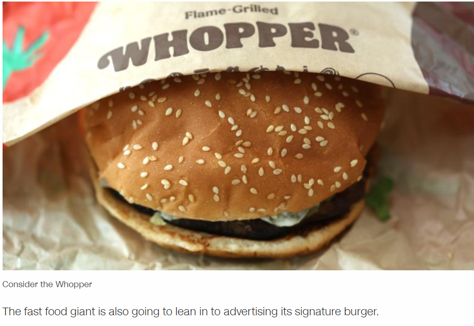 Burger King has a plan to make you fall in love with the Whopper again