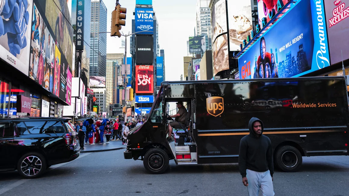 UPS promised new delivery vans with AC. It hasn't bought any