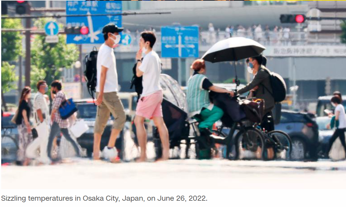 Japan tells millions to save electricity as record heat wave strains power supply