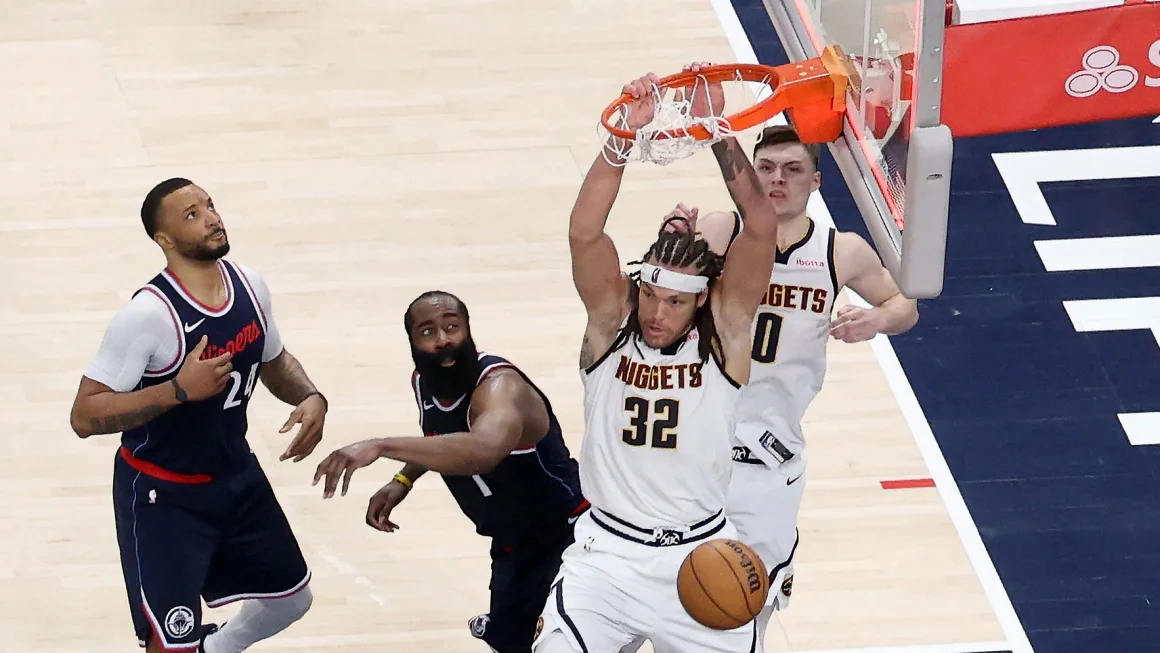 Aaron Gordon's historic buzzer-beating dunk propels Denver Nuggets to victory over Los Angeles Clippers, ties series 2-2