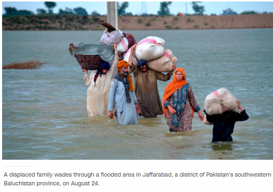 Pakistan floods hit 33 million people in worst disaster in a decade, minister says