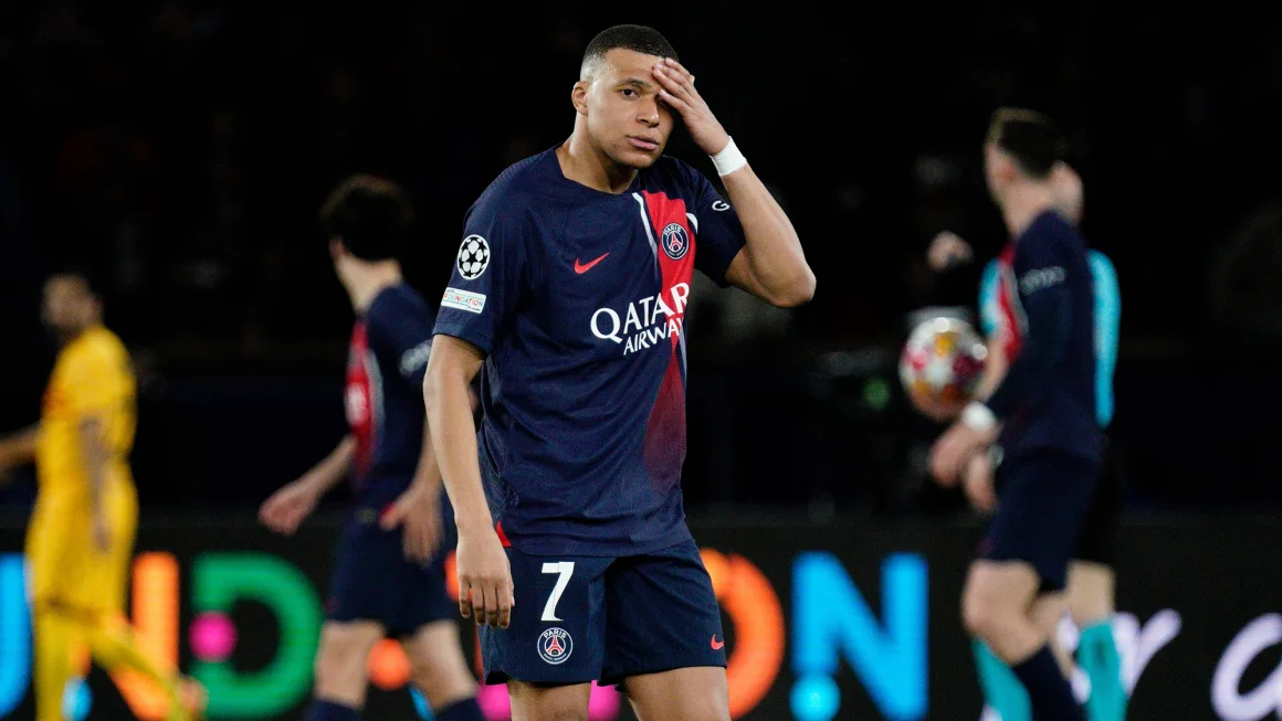 Kylian Mbappé and PSG suffer dent to Champions League dream after defeat to resurgent Barcelona