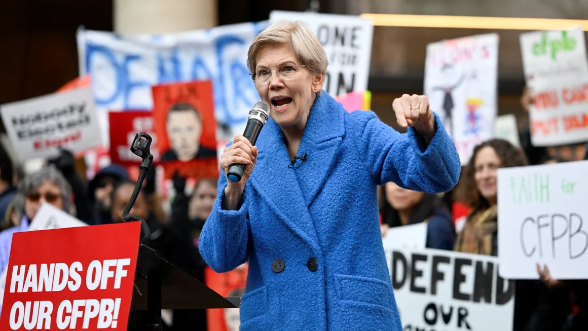 Elizabeth Warren has grave concerns about Elon Musk gutting her consumer watchdog