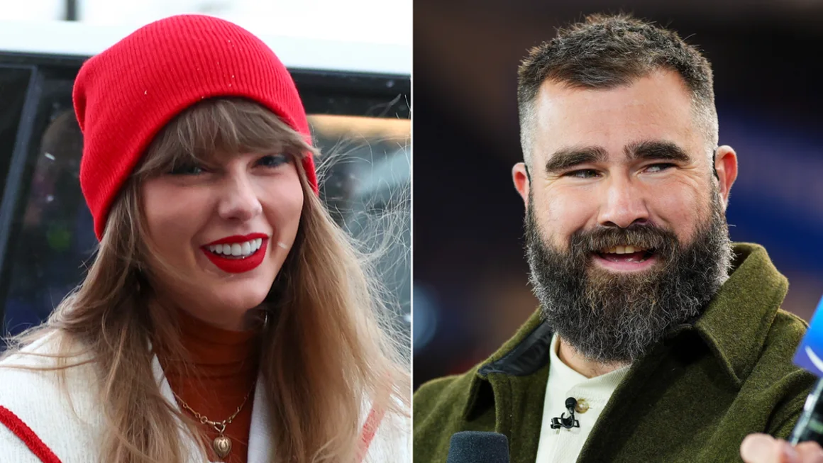 Travis Kelce says Taylor Swift ‘absolutely loved' meeting his brother Jason despite his antics during the Kansas City Chiefs' playoff win in Buffalo