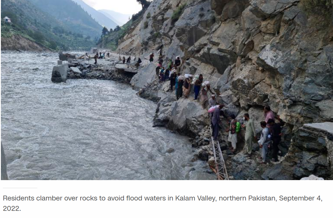 Flood-hit Pakistan breaches lake in bid to save densely populated cities