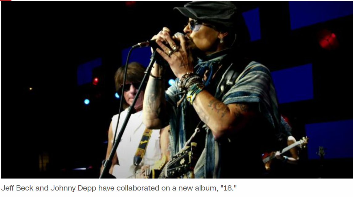 Johnny Depp and Jeff Beck announce joint album