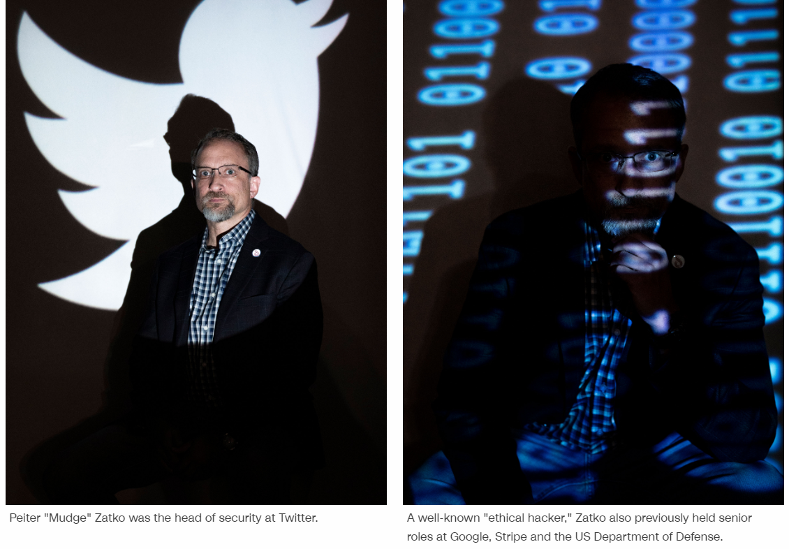 Ex-Twitter exec blows the whistle, alleging reckless and negligent cybersecurity policies