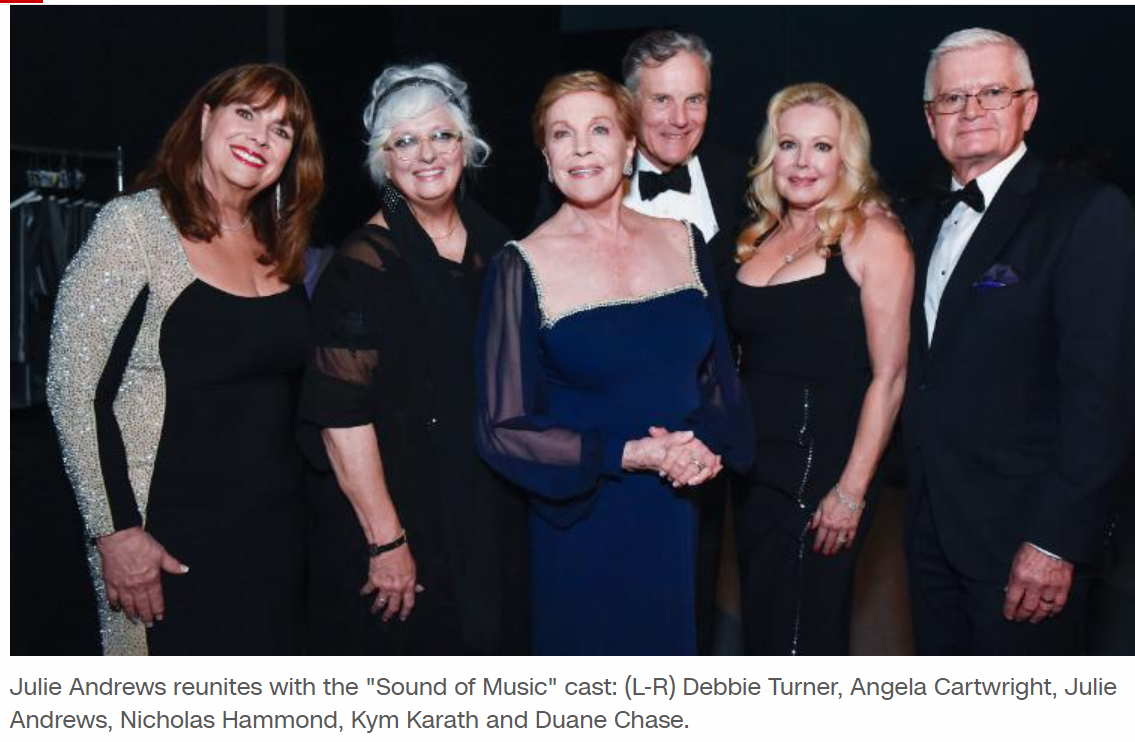Julie Andrews reunites with 'Sound of Music' cast, nearly six decades on