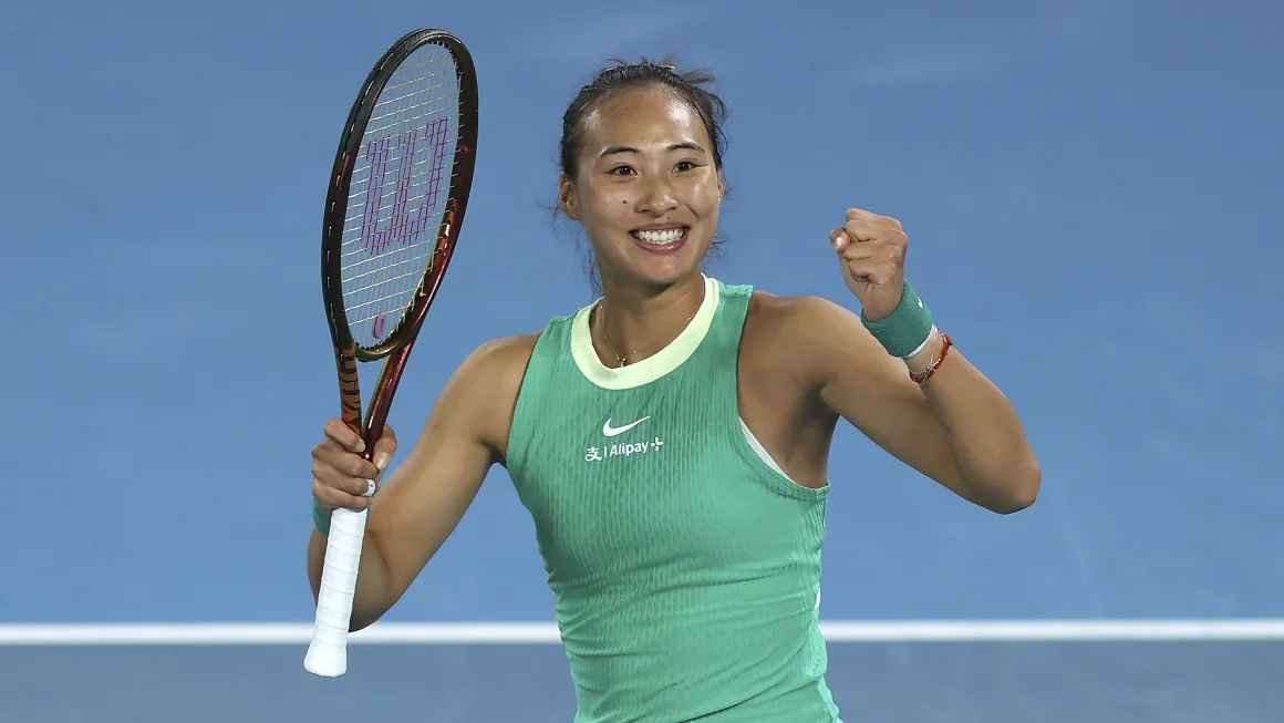China's Zheng Qinwen reaches landmark grand slam semifinal at the Australian Open