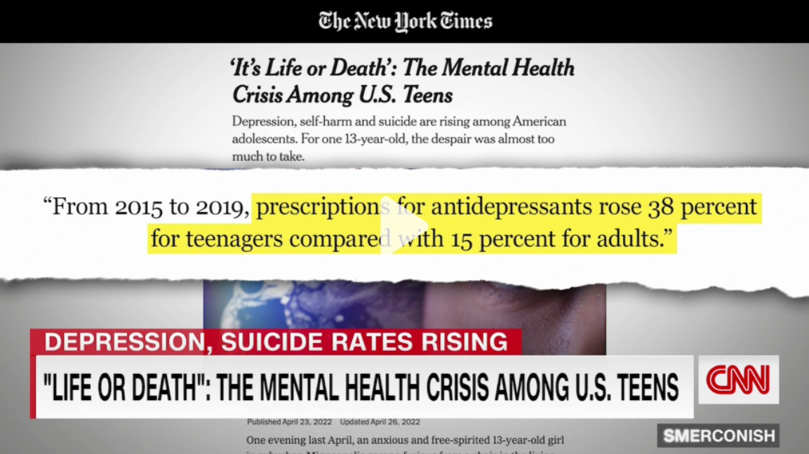 90% of US adults say mental health is a crisis in the United States, CNN/KFF poll finds