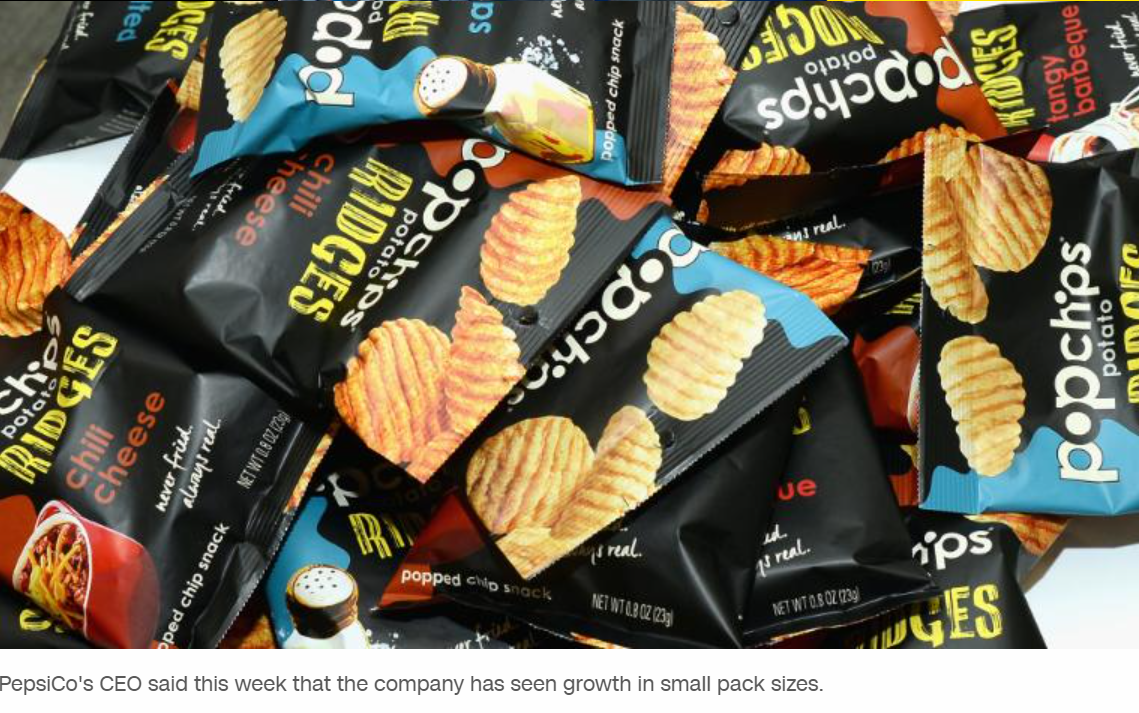 Pepsi is making big money on smaller portions