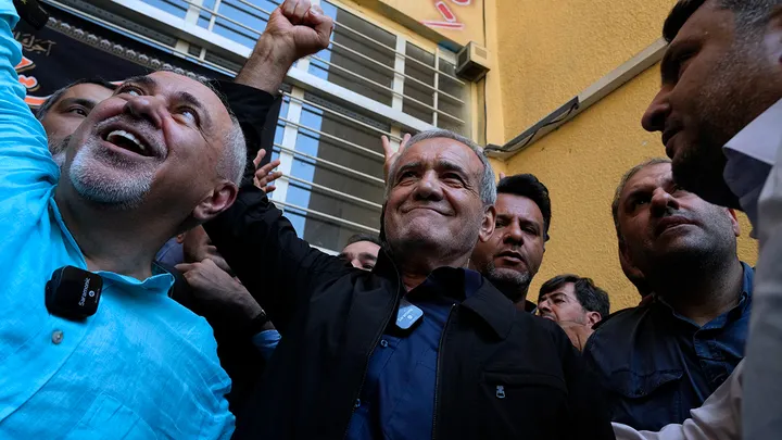 Reformist candidate Masoud Pezeshkian wins Iran's presidential runoff election