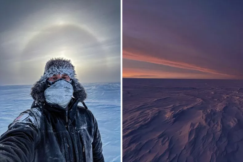 Surreal Video of Walking on Snow in South Pole: 'Looks Like Another Planet'